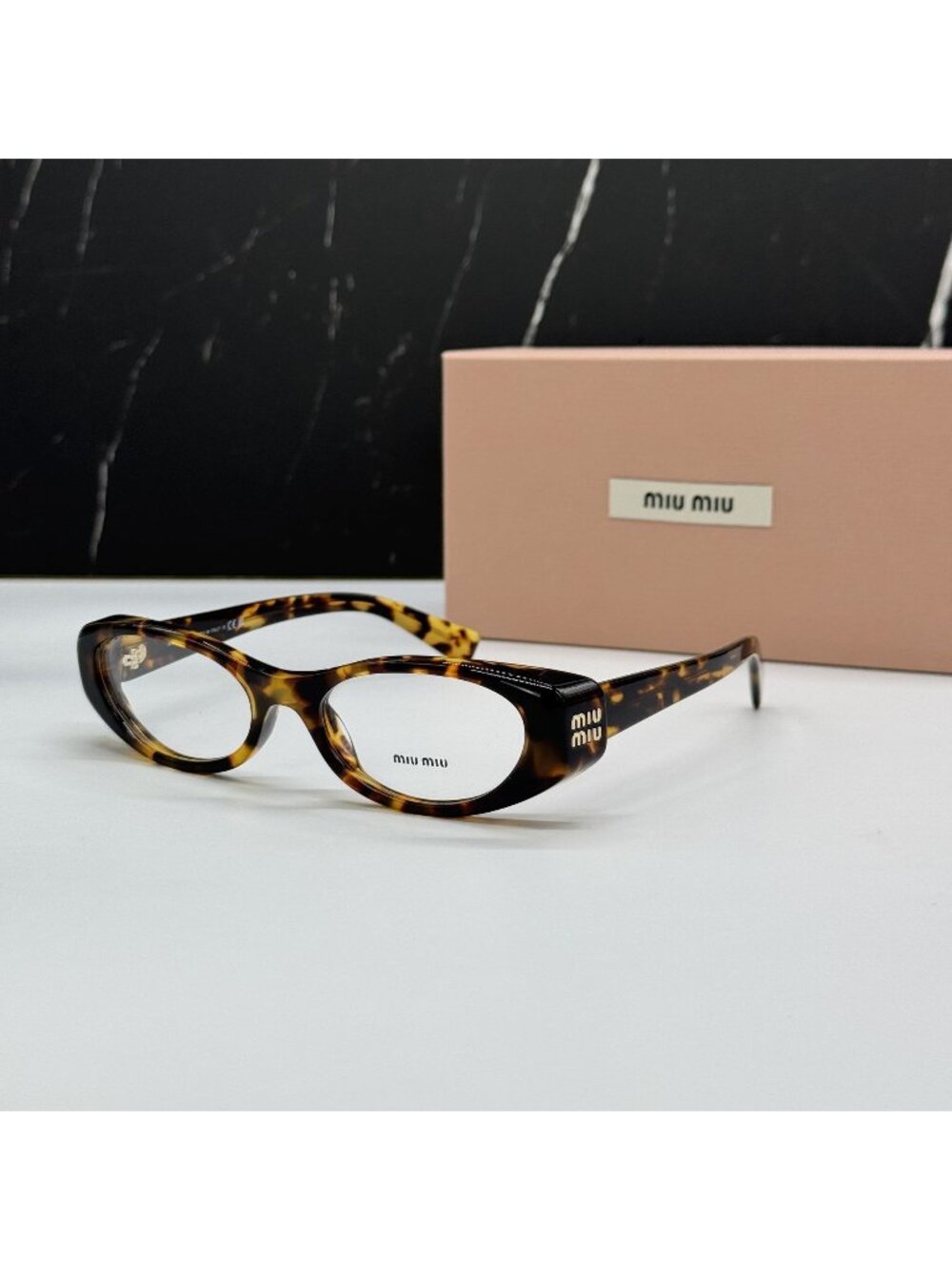 New Miu Miu MU03ZV  Havana Eyegasses MU 03ZV 14L1O1